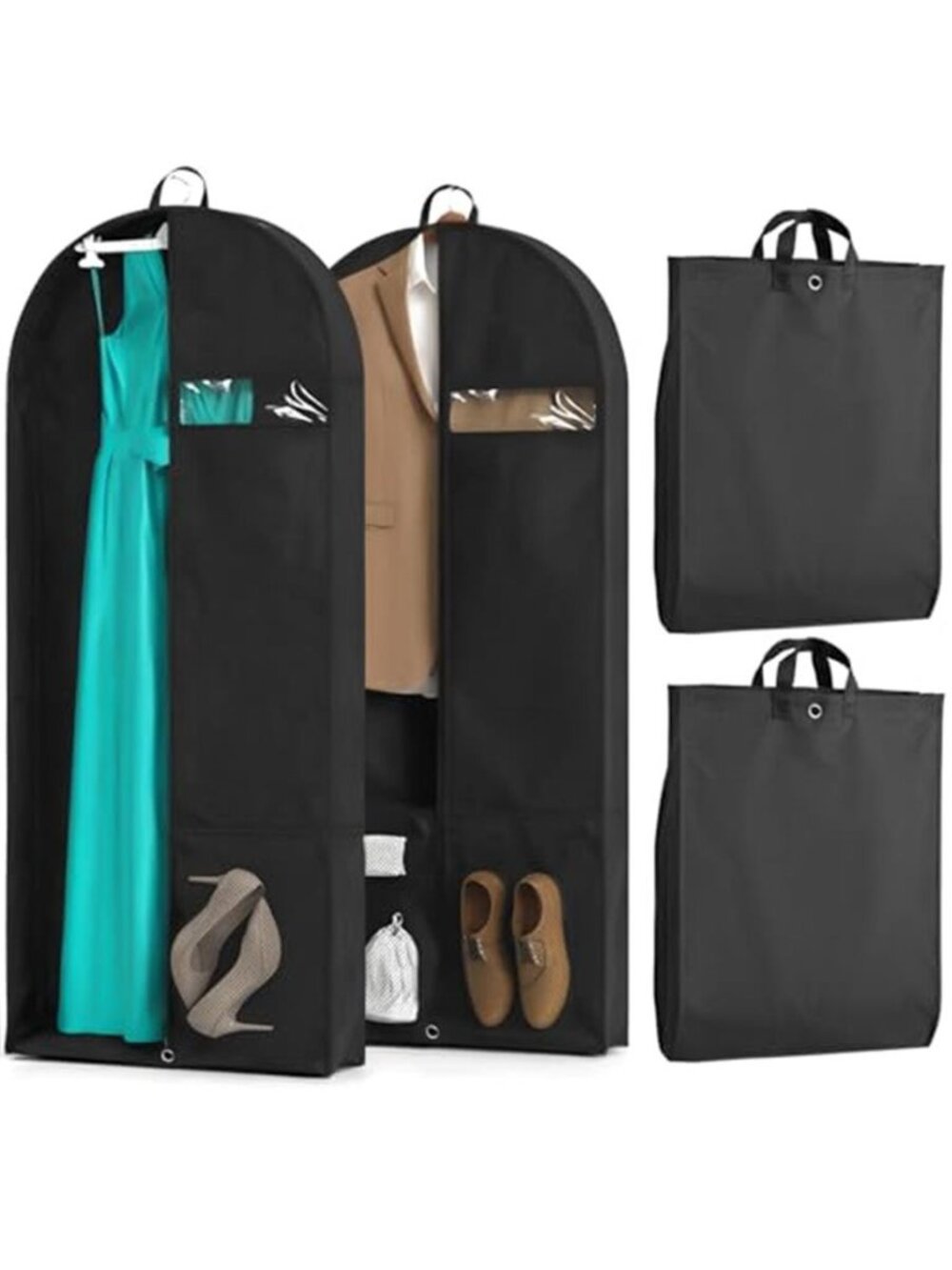 Garment Bag Travel Suit Cover 60 Inch Heavy Duty Clothes Storage Organizer
